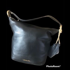 Michael Kors Elana Large Convertible Shoulder Leather Bag